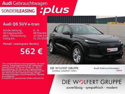 Mythosschwarz metallic Gebraucht 2024 Audi Q6 e-tron Performance SUV | 57.440 €