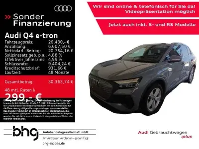 Gebraucht Audi Q4 e-tron Sport 125 kW (170 PS) 2023 Kieselgrau SUV