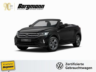 Gebraucht VW T-Roc Cabriolet R-line 150 PS (110 kW) 2025 Schwarz Cabrio