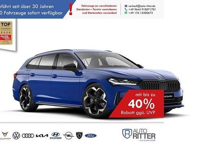 Neu Skoda Superb SportLine 193 PS (141 kW) 2026 Blau Kombi