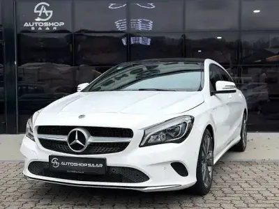 Gebraucht Mercedes CLA180 Shooting Brake AMG line 122 PS (89 kW) 2018 Weiß Kombi