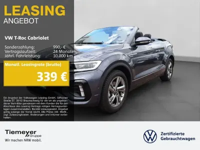 Gebraucht VW T-Roc Cabriolet R-line 150 PS (110 kW) 2025 Grau Cabrio