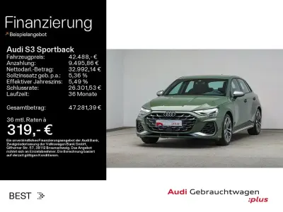 Gebraucht Audi S3 Ambiente 333 PS (244 kW) 2025 Distriktgrün metallic Limousine