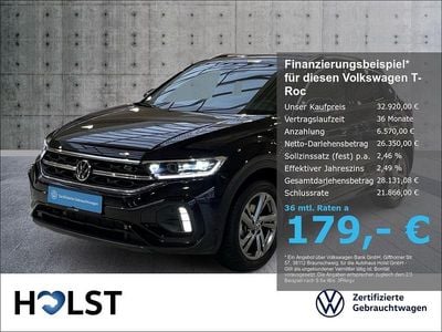 Gebraucht VW T-Roc R-line 150 PS (110 kW) 2025 Schwarz SUV