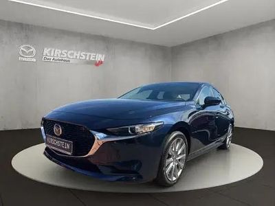 Gebraucht Mazda 3 Exclusive 122 PS (89 kW) 2024 Deep crystal blue (metallic) Limousine