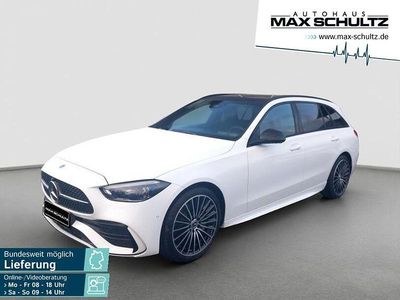 Gebraucht Mercedes C220 AMG 197 PS (144 kW) 2025 Unilack polarweiß Kombi