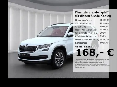 Gebraucht Skoda Kodiaq Clever 150 PS (110 kW) 2021 Weiß SUV