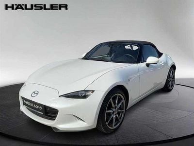Gebraucht Mazda MX5 Selection 184 PS (135 kW) 2021 Satinweiß metallic Cabrio