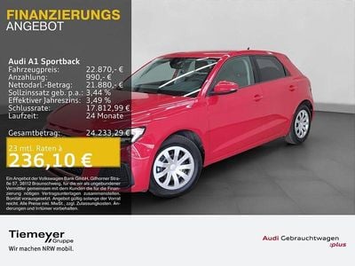 Gebraucht Audi A1 Sportback Advanced 116 PS (85 kW) 2025 Rot Kleinwagen