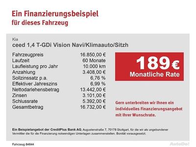 Usado Kia Ceed Vision 140 HP (102 kW) 2020 Azul Citadino