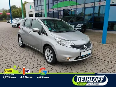 Gebraucht Nissan Note 360º 98 PS (72 kW) 2014 Silber Kleinwagen