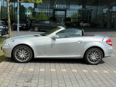 Brugt Mercedes SLK200 163 HK (119 kW) 2006 Sølv Cabriolet