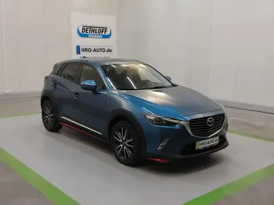 Gebraucht Mazda CX-3 Sports-Line 120 PS (88 kW) 2017 Blau SUV