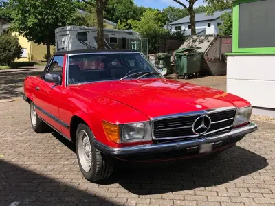 Gebraucht Mercedes SL280 177 PS (130 kW) 1980 Rot Cabrio