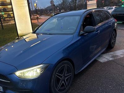 Blau Gebraucht 2021 Mercedes C300 AMG line Kombi | 29.990 € (Fairer Preis)