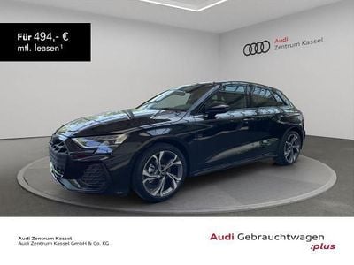 Gebraucht Audi A3 Sportback S-Line 150 PS (110 kW) 2025 Schwarz (mythosschwarz metallic) Kleinwagen