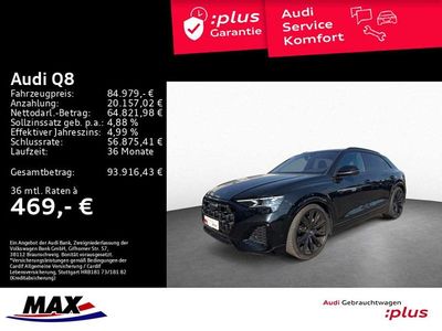 Gebraucht Audi Q8 Ambiente 286 PS (210 kW) 2024 Mythosschwarz metallic SUV