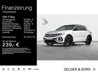 Gebraucht VW T-Roc R-line 150 PS (110 kW) 2022 Pure white SUV