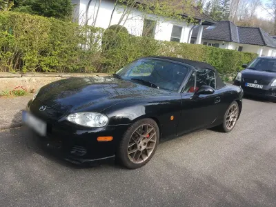 Gebraucht Mazda MX5 110 PS (80 kW) 2004 Schwarz Cabrio