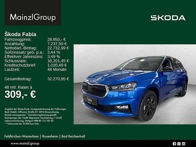 Neu Skoda Fabia Selection 116 PS (85 kW) 2026 Blau Limousine