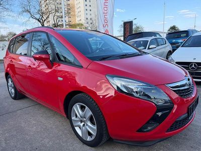 Gebraucht Opel Zafira Tourer Edition+ 140 PS (102 kW) 2012 Rot Van / Kleinbus