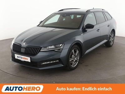 Gebraucht Skoda Superb SportLine 190 PS (139 kW) 2020 Grau Kombi
