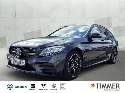 Gebraucht Mercedes C300 AMG line 272 PS (200 kW) 2019 Silber Limousine