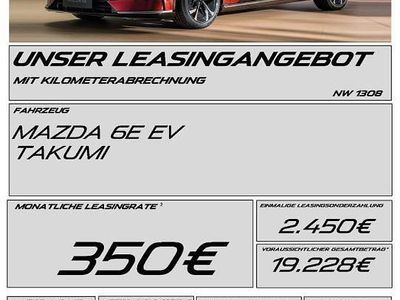 Neu Mazda 6e Takumi-Line 189 kW (258 PS) 2026 Gold Limousine