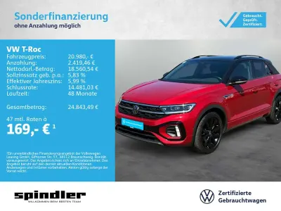 Gebraucht VW T-Roc IQ Drive 150 PS (110 kW) 2022 Rot SUV