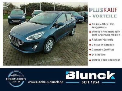 Gebraucht Ford Fiesta Titanium 125 PS (91 kW) 2021 Chroma blau Kleinwagen