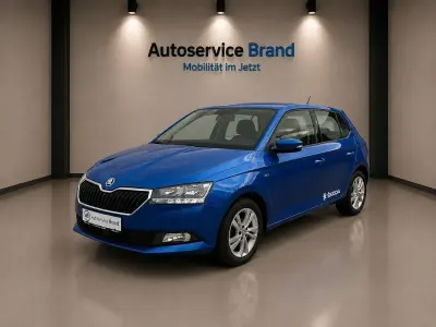 Gebraucht Skoda Fabia Soleil 75 PS (55 kW) 2019 Blau Kleinwagen