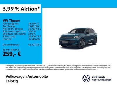 Blau Gebraucht 2025 VW Tiguan Goal SUV | 38.430 € (Guter Preis)
