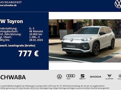 Silber Neu 2025 VW Tayron R-line SUV | 60.990 € (Etwas zu teuer)