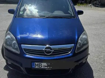 Gebraucht Opel Zafira Edition 140 PS (102 kW) 2007 Blau Van / Kleinbus