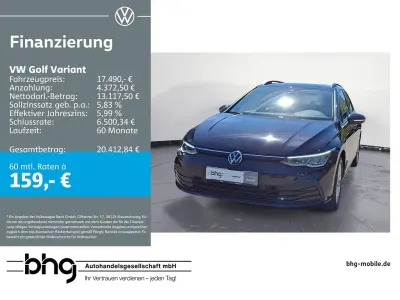 Gebraucht VW Golf VIII Life 131 PS (96 kW) 2023 Schwarz Kombi