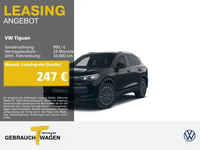Gebraucht VW Tiguan Goal 150 PS (110 kW) 2025 Schwarz SUV