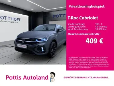Gebraucht VW T-Roc Cabriolet Edition 150 PS (110 kW) 2023 Schwarz Cabrio