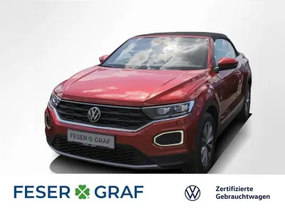 Gebraucht VW T-Roc Cabriolet Style 110 PS (80 kW) 2021 Rot Cabrio