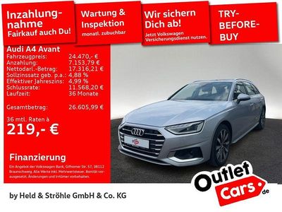 Gebraucht Audi A4 Advanced Plus 204 PS (150 kW) 2022 Silber Kombi