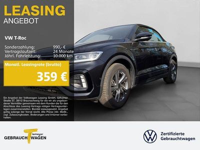 Usata VW T-Roc Cabriolet R-line 150 CV (110 kW) 2025 Nero Cabrio