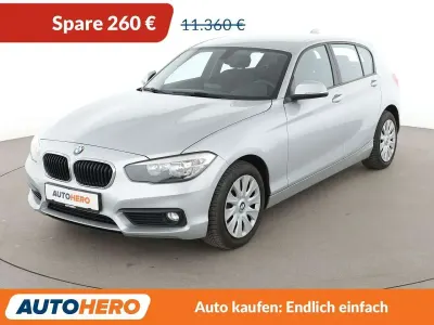 Gebraucht BMW 116 Advantage 109 PS (80 kW) 2016 Glaciersilber Kleinwagen