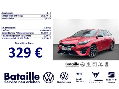 Gebraucht Kia Ceed Sportswagon GT-Line 160 PS (117 kW) 2021 Rot Kombi