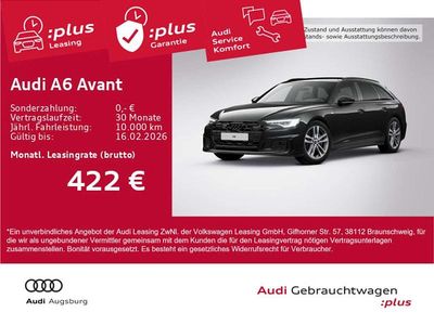 Mythosschwarz metallic Gebraucht 2025 Audi A6 S-Line Kombi | 52.770 € (Guter Preis)