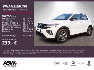 Pure white Gebraucht 2025 VW T-Cross R-line SUV | 28.430 € (Fairer Preis)