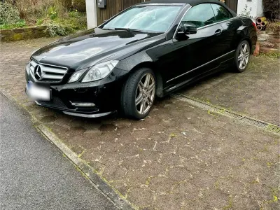 Brugt Mercedes E250 Avantgarde 204 HK (150 kW) 2012 Sort Cabriolet