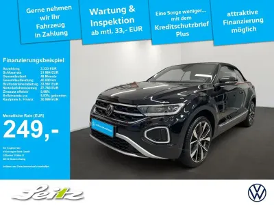 Gebraucht VW T-Roc Cabriolet Style 150 PS (110 kW) 2025 Deep black perleffekt Cabrio