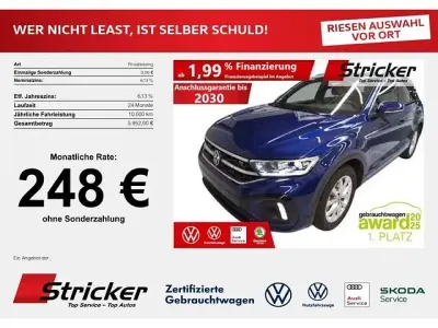 Gebraucht VW T-Roc R-line 150 PS (110 kW) 2025 Lapiz blue metallic (metallic) SUV