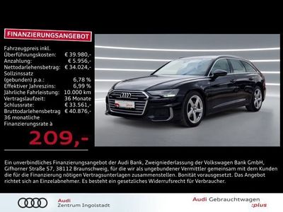 gebraucht Audi A6 Avant 40 TDI qu 2x S line STHZG AHK ACC Sport