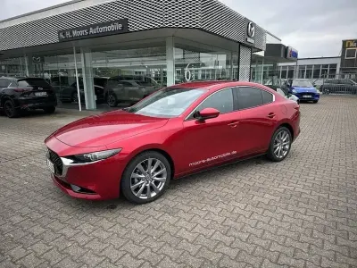 Brugt Mazda 3 Exclusive-Line 140 HK (102 kW) 2025 Rød Sedan