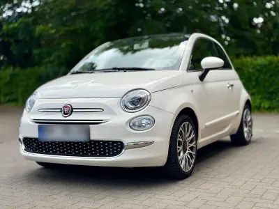 Gebraucht Fiat 500 Lounge 69 PS (50 kW) 2018 Weiß Kleinwagen